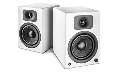 Wavemaster Two Pro - Altavoces de estantería (110 W) con Bluetooth, Color Blanco Suave
