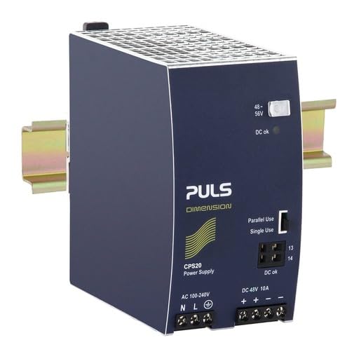 PULS CPS20.481 - Fuente de alimentación para carril DIN (48 V CC, 10 A, 480 W)