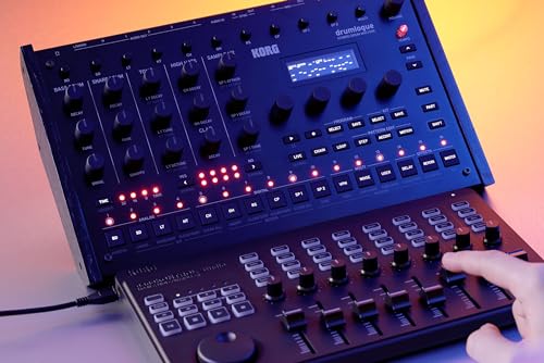 KORG Drumlogue - Caja de ritmos híbrida analógica/digital - Mezcla para producción DJ