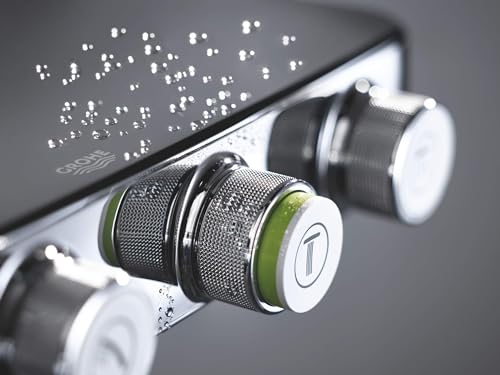 Grohe Euphoria SmartControl System 310 Cube Duo - Sistema de ducha con termostato incorporado, acabado cromado (Ref. 26508000)