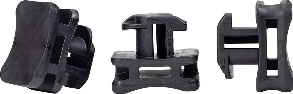 HellermannTyton Casquillo para bridas ACFM5W8PT4,5 151-03192schlagzaeh negro, 500 unidades
