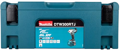 Makita DTW300RTJ Cordless Impact Wrench, 18 V