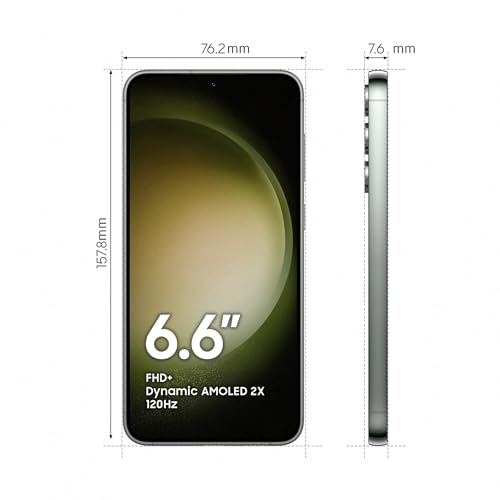 Samsung Galaxy S23+, 256GB + Cargador de 45W - Smartphone Android con IA, Teléfono Móvil Desbloqueado, Color Verde (Versión Española)