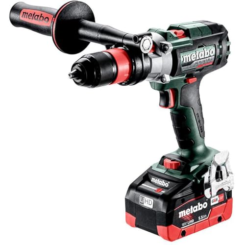 Metabo SB 18 LTX-3 BL Q I (603185660) Taladro Atornillador de Percusión de Batería de 18V con Luz LED Integrada y 3 Velocidades