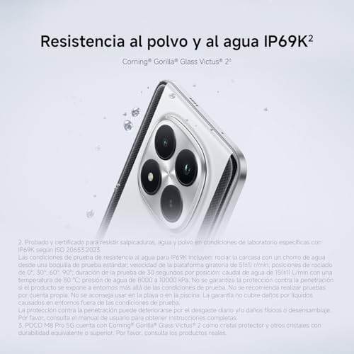 XIAOMI POCO M8 Pro 5G - Smartphone de 12+512GB, Pantalla de 6,83" 1.5K AMOLED, Snapdragon 7s Gen 4, cámara de 50MP, Hypercharge 100W, Cargador no Incluido, Verde (Versión ES)