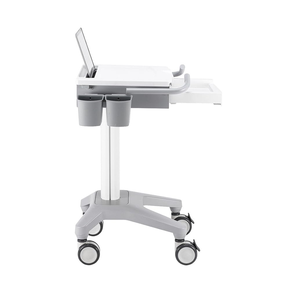 Newstar El médica cesta portátil - Soporte para equipo multimedia (Carro multimedia, Blanco, Portátil, 5 kg, 25,4 cm (10"), 43,2 cm (17"))