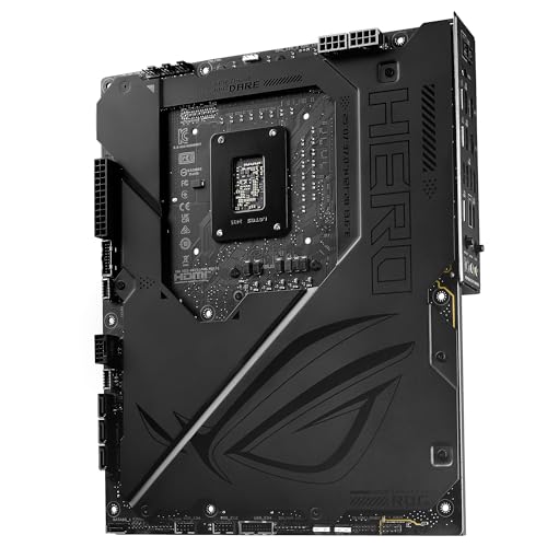 ASUS ROG Maximus Z890 Hero BTF - Placa Base Intel ATX, diseño de Conector Oculto, Ranura de Alta Potencia para gráfica, 22+1+2+2 etapas de Potencia, DDR5, PCIe 5.0 Compatible con GPU Next-Gen