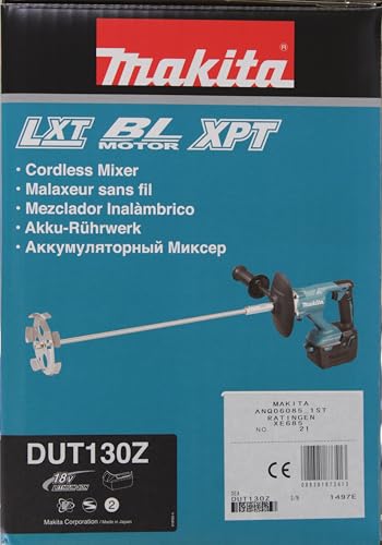 MAKITA DUT130Z TALADRO BATIDOR BL 18V LXT 165MM, 18 V, Multicolor