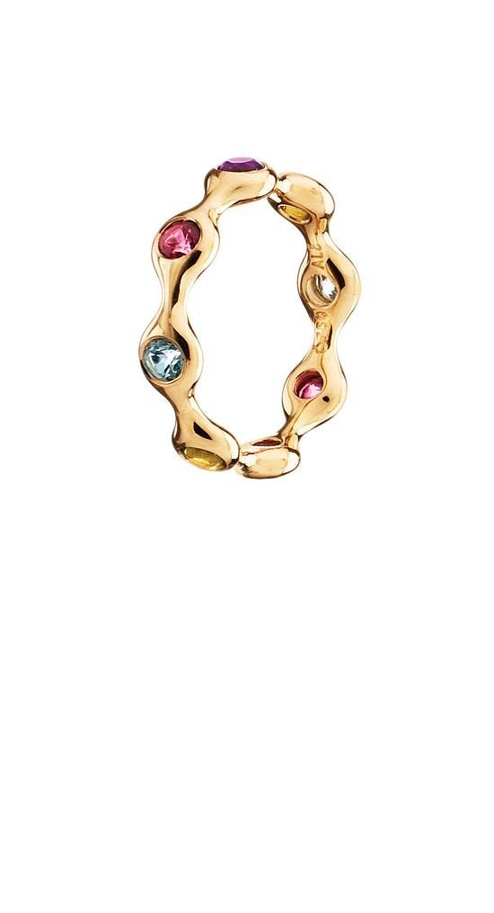 Pandora - Anillo de oro blanco de 18 quilates, talla 16 (17,84 mm)