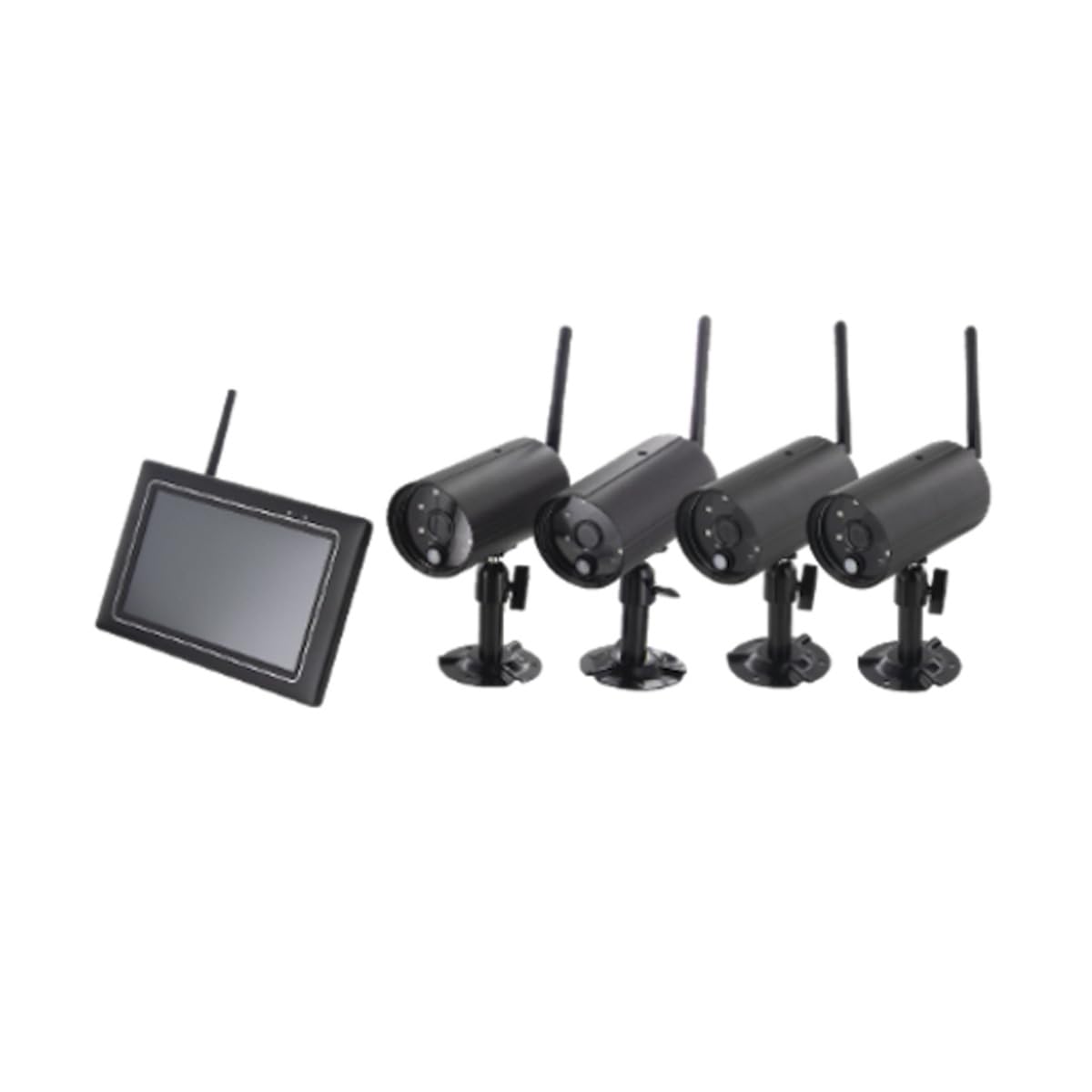 Kit de 4 cámaras inalámbricas con pantalla táctil IP