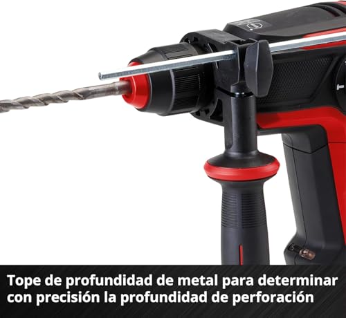 Einhell Professional martillo perforador con batería TP-HD 18/26 Li BL-Solo Power X-Change (18 V, sin escobillas, 2,6 J, SDS-plus, mecanismo de impacto neumático, 4 funciones, maletín, sin batería)