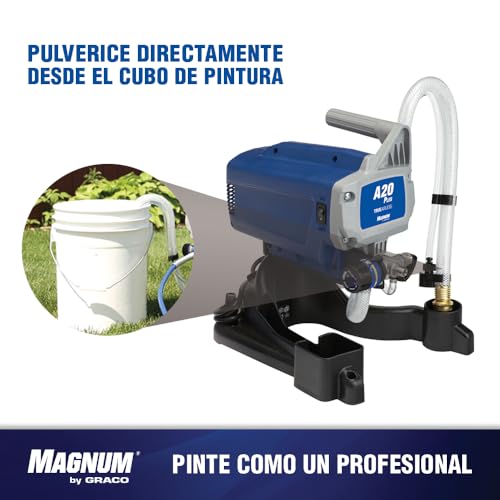 Magnum by Graco 17C243 Pulverizador de Pintura airless A20 Plus, Uso doméstico (caudal de 0,9 l/min, máx. presión 207 Bar)