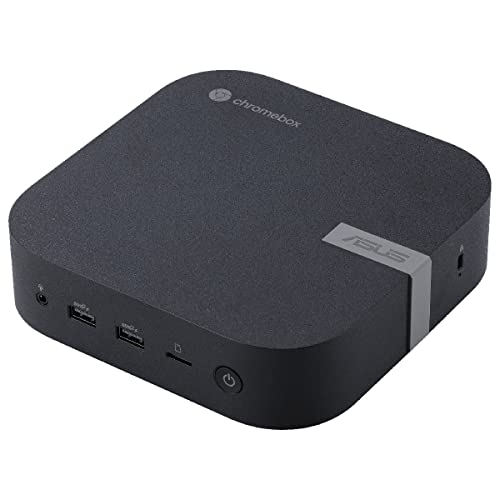 ASUS Chromebox 5 CHROMEBOX5-S7009UN+ - Ordenador Mini PC (Intel Core i7-1260P, 16GB DDR4, 256GB SSD M.2 NVMe PCIe 3.0, Intel Iris Xe Graphics, Chrome OS) - Negro