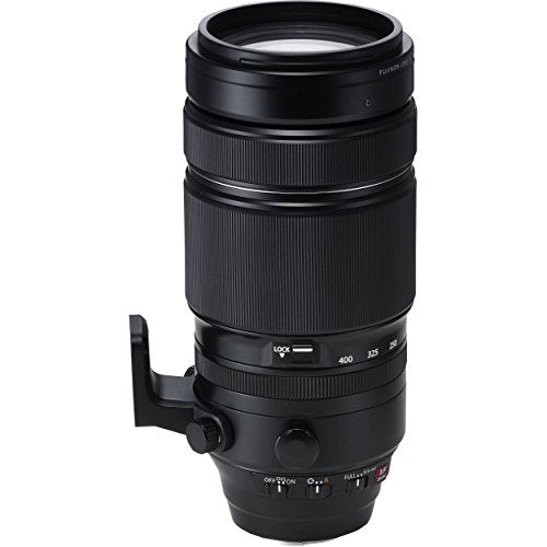 Fujifilm Fujinon XF 100 - 400 mm f/4.5 - 5.6 R OIS WR - Teleobjetivo para Fujifilm con montura X (longitud focal 100 - 400 mm, apertura f/ 4.5 - 5.6 y mínima f/22, tamaño del filtro de 77 mm), negro