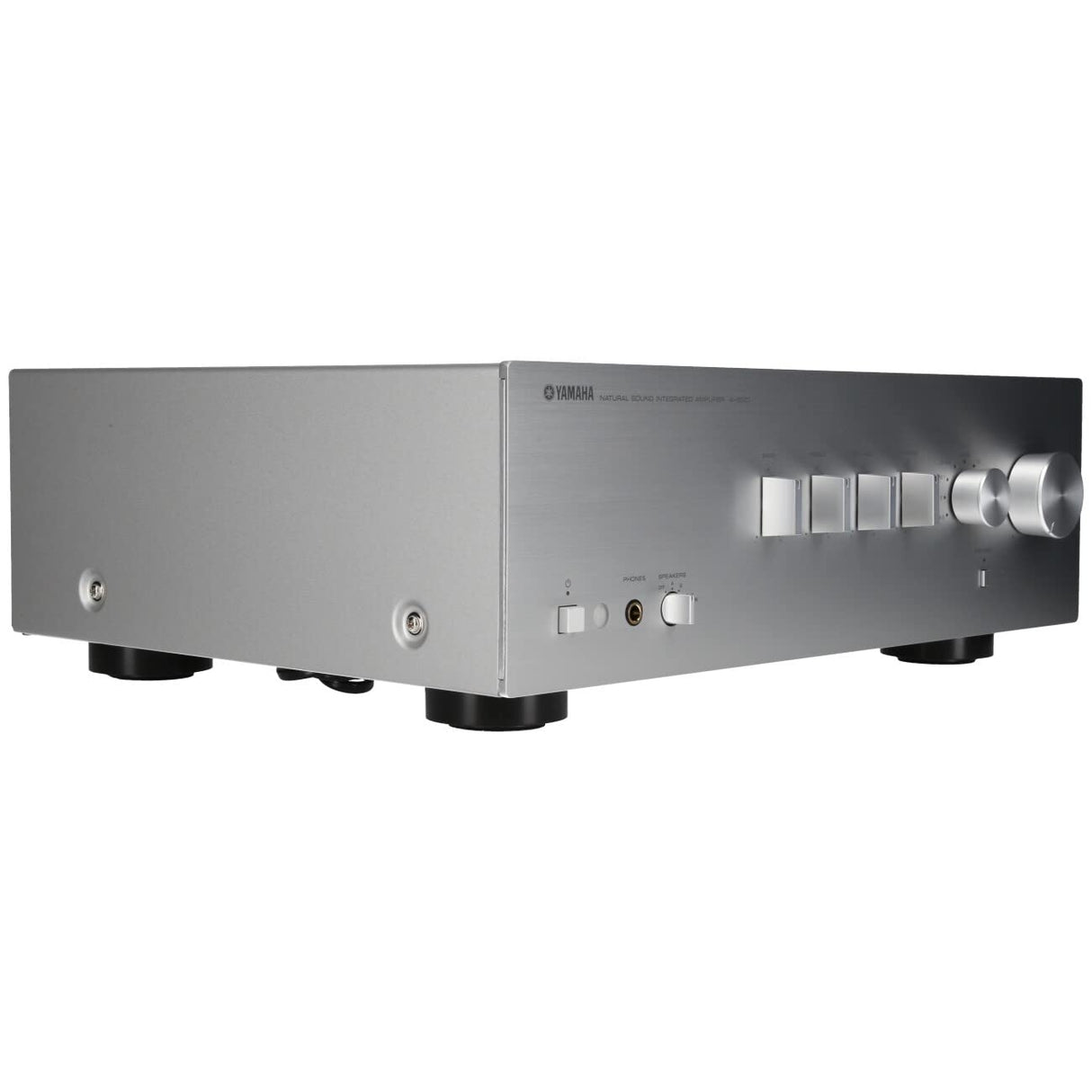 Yamaha AS-501 - Amplificador integrado estéreo de 120 W por canal, plata