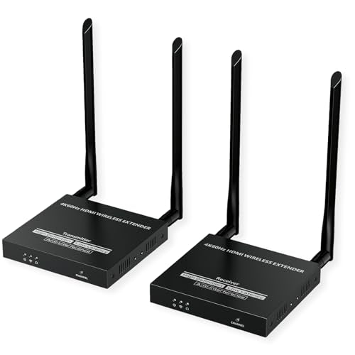VALUE Kit inalámbrico HDMI 4K (TX+RX) Emisor y Receptor HDMI hasta 50 m