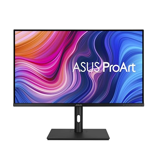 ASUS ProArt PA329CV Monitor de 32", IPS, 4K (3840 x 2160), 100% sRGB, 100% Rec.709, Precisión de Color ΔE < 2, certificación Calman, USB-C, HDR-400