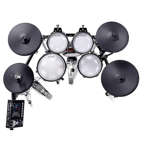 Alesis Strata Core - Kit de Batería Electronica con Pantalla Táctil, Platillos de triple zona, hi-hat magnético activo y parches de malla de doble zona