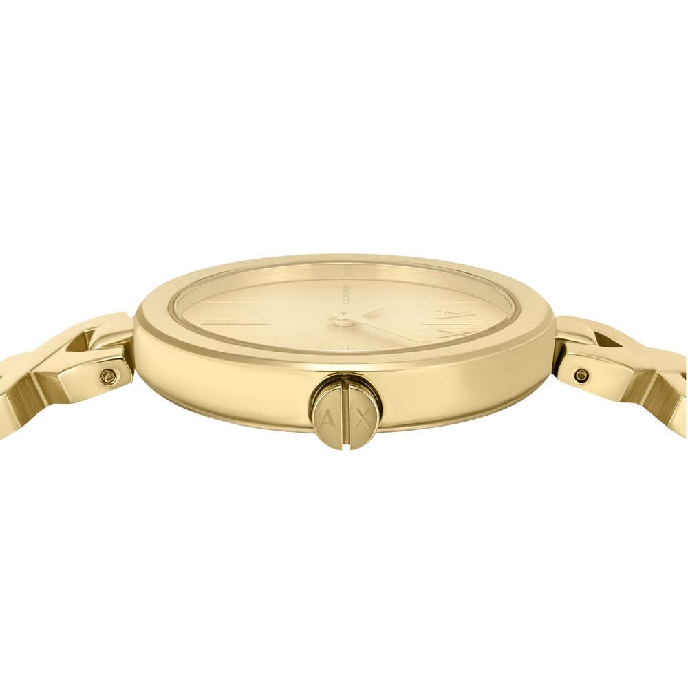 Armani Exchange Reloj Mujer, Movimiento de Cuarzo Dos Agujas y Caja de 32 mm con Correa de Acero Inoxidable