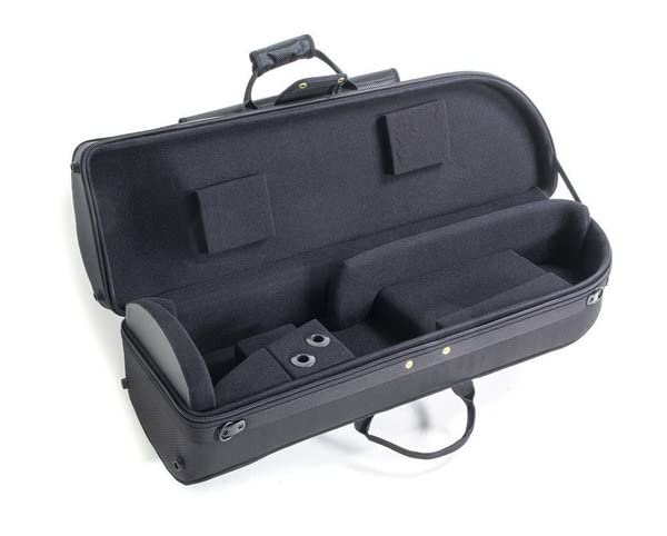 Estuche moldeado para trombón Safeguard, negro