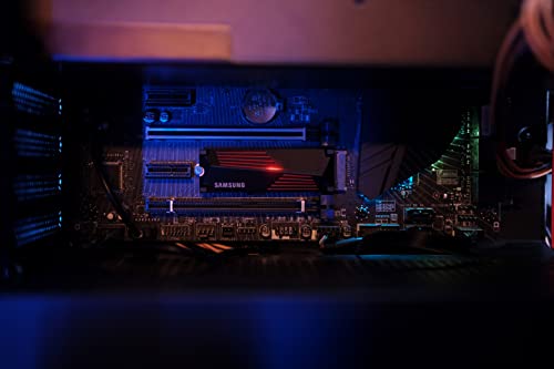 SAMSUNG 990 Pro con disipador de Calor SSD 4TB PCIe Gen.4 X4, NVMe 2.0, Disco Duro Interno M.2, Velocidad más rápida para Juegos, Control de Calor, Compatible con Playstation5 (MZ-V9P4T0CW)