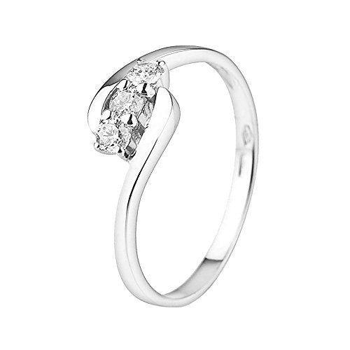 & You Anillos de Tres Piedras Pedida Mujer - AMZ-BG TRIF-021/58