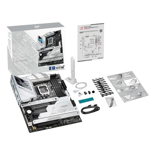 ASUS ROG Strix Z790-A Gaming WiFi II Placa Base Intel Z790, LGA 1700, DDR5, Conectores de Alimentación Duales ProCool II, PCIe 5.0, WiFi 7 y USB Alta Velocidad, 1 Puerto E/S, AEMP, 8000+ MT/S