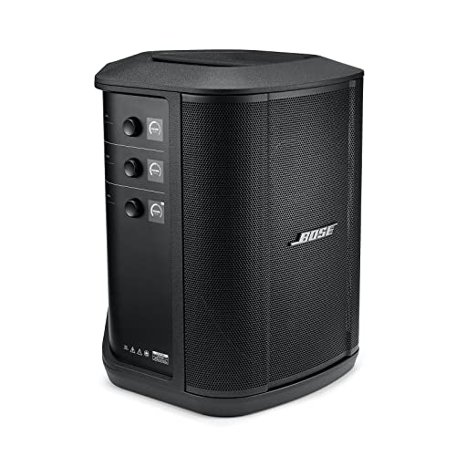 Bose S1 Pro+ Sistema Todo en uno de Altavoz Bluetooth Inalámbrico, portátil y de Alta Potencia, Negro