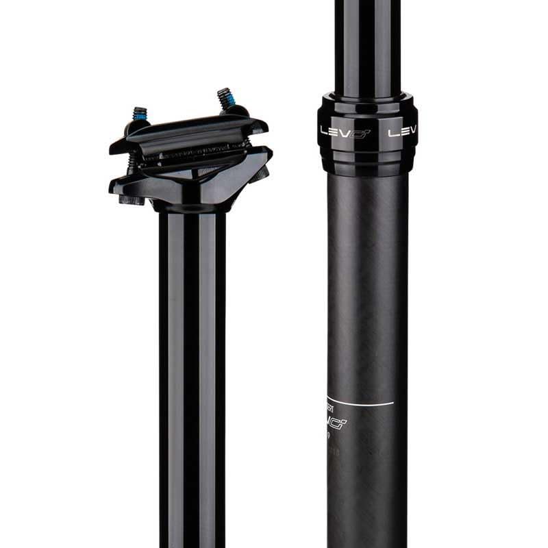 KS Lev Ci Tija Telescópica Negro/Plata Ø 31,6 mm, 410 mm