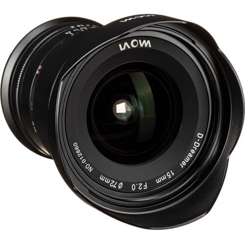 Laowa 15mm f/2 FE Zero-D SLR Lente Ultra Ancha Negro - Lentes y filtros de cámara (SLR, 12/9, Lente Ultra Ancha, 0,15 m, 1,5 cm, Marco Completo)