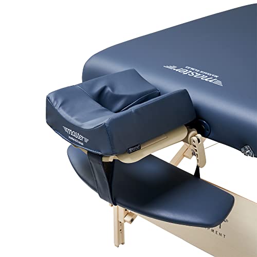 Master Massage Camilla portátil Plegable de Madera para cosméticos, masajes y Terapia con Altavoz de cojín Musical, 76 cm