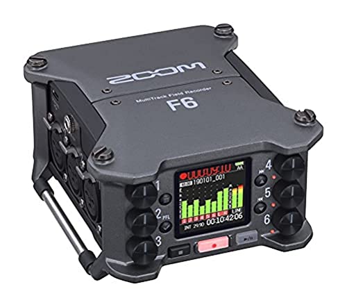 Zoom 316305 F6 Grabadora de audio, color negro