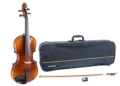 GEWA Viola Serie Allegro VA1-39,5 cm, listo para jugar, incluye maletín de Viola, arco Massaranduba, cuerdas Thomastik Infeld AlphaYue