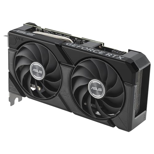 ASUS Dual GeForce RTX 4060 EVO OC Edition 8GB GDDR6 (PCIe 4.0, 8GB GDDR6, DLSS 3, HDMI 2.1a, DisplayPort 1.4a, diseño de Ventilador Axial-Tech, tecnología 0dB, Dual BIOS, tecnología Auto-Extreme)