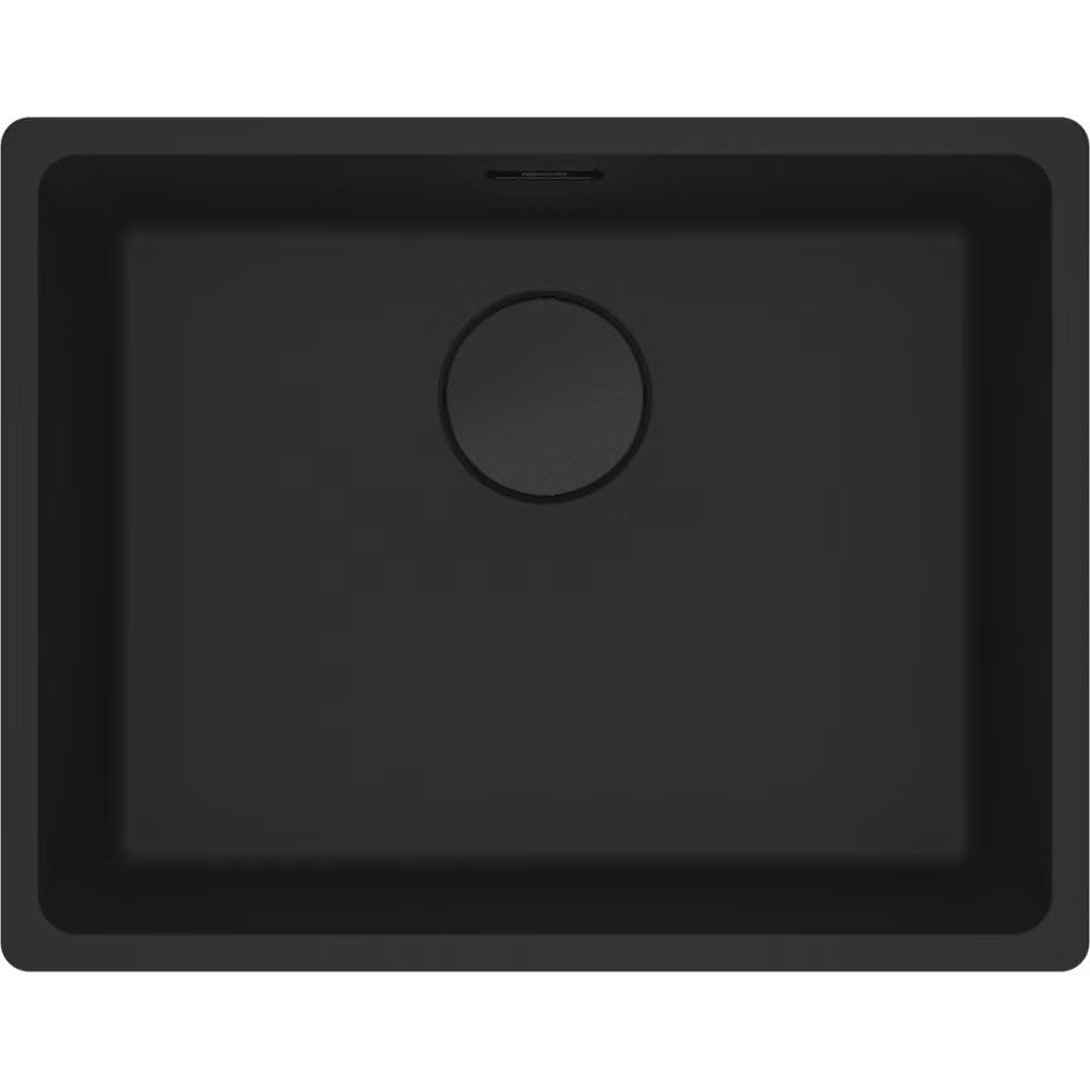 Franke 125.0697.759 Fregadero, Negro Mate/Desagüe Negro