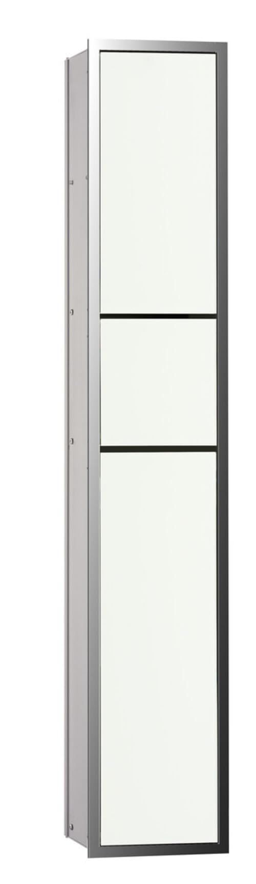 Emco Asis-Módulo de Inodoro (150), Color Cromado, Metal, Cromo, Blanco, 964 mm