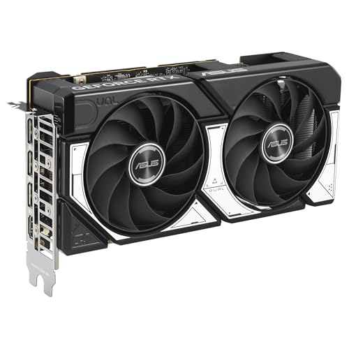 ASUS Dual GeForce RTX 5060 8 GB GDDR7 OC Edition Tarjeta gráfica (PCIe 5.0, 8 GB GDDR7, DLSS 4, HDMI 2.1b, DisplayPort 2.1b, diseño de 2,5 Ranuras, diseño de Ventilador Axial-Tech, tecnología 0dB)