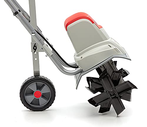 IKRA motoazada eléctrica motocultor IEM 800 S, Ancho de Trabajo 30cm, Profundidad 20cm, Incluye extirpador Manual