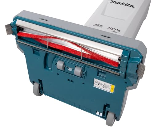 Makita VC010GZ Aspiradora Vertical sin escobillas, 3 Velocidades, Azul