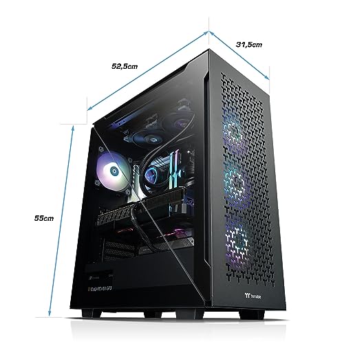 Thermaltake Titan Snow, PC para Juegos, Geforce RTX 4090, Intel Core i9-13900KF