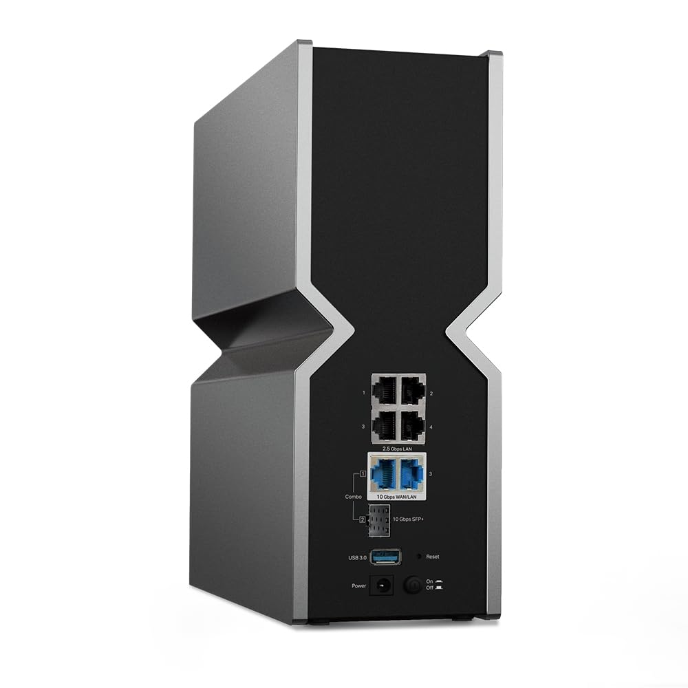 【Nuevo】 TP-Link Archer BE800 - BE19000 Tri Banda Wi-Fi 7 Router |uno de los routers más rápidos con 2 × 10 Puertos G | Pantalla LED|8× Antenas Internas |Red más Segura| VPN,QoS y EasyMesh