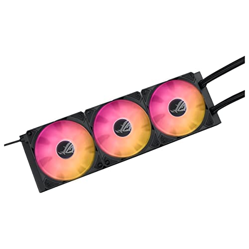 ROG Ryujin III 360 ARGB - Kit de Refrigeración líquida CPU, radiador de 400mm, bomba Asetek 8ª gen., 3 ventiladores de 120mm, pantalla LCD de 3,5", compatible con Intel LGA 1700, 115x, 1200 y AM4, AM5