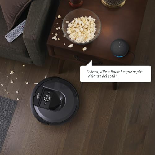 iRobot Roomba Combo i8 Robot Aspirador y Friegasuelos 2 en 1 Cepillos Goma antienredos Ideal Mascotas Mapeo avanzado y selección Zonas Navegación Inteligente Recarga y reanuda Control por Voz y App.