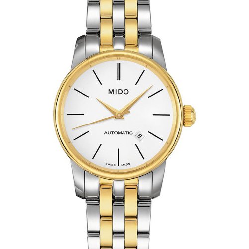 MIDO M76009761 - Reloj analógico automático para Mujer, Correa de Acero Inoxidable Multicolor