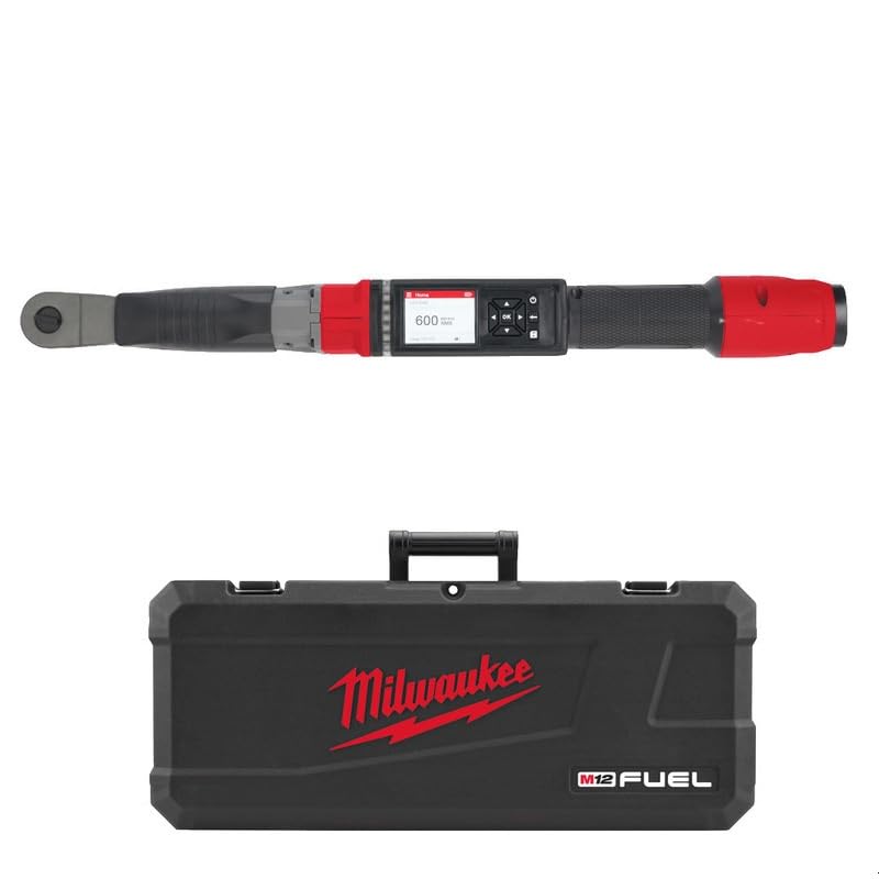 Milwaukee 4933464966 Llave de carraca Fuel M12 Dinamómetro ONEFTR38-0C-sin batería ni cargador-4933464966, Neutro