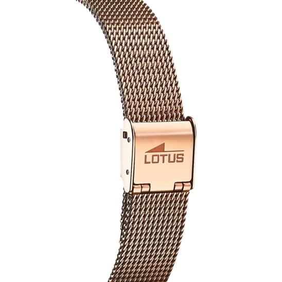 LOTUS Reloj Mujer 18733/1 Minimalist Caja de Acero Inoxidable 316l Rosa Correa de Acero Inoxidable 316l Rosa