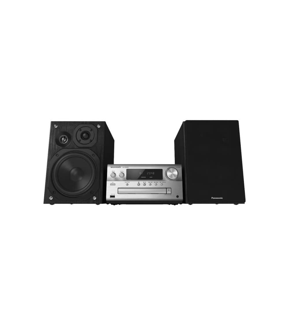 Technics SC-PMX802E-S Sistema Hi-Fi Premium con Radio Dab, Reproductor de CD y Transmisión de Alta Resolución, Chromecast Integrado, Bluetooth, AirPlay 2, Altavoces de 3 Vías, Plateado