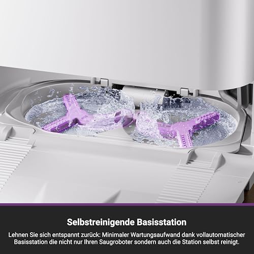 EUREKA J15 Pro Ultra - Robot Aspirador y fregado + estación Todo en uno (autolimpieza, 16200 Pa, navegación LDS, detección de obstáculos, antienredos, Ideal contra pelos de Animales, Control por