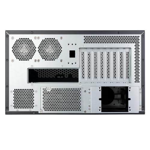 SilverStone Technology RM61-312, Chasis con Montura en Rack de 12 bahías 6U Equipado con compatibilidad de FA Dual, Triple Soporte para disipador de 360mm, SST-RM61-312