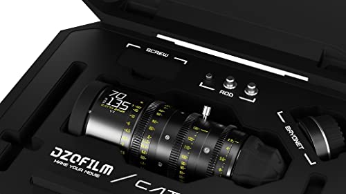 DZOFILM Cine Lens Catta Ace Zoom 70-135 T2.9 Negro para Montaje PL/EF (VV/FF) (Caja)